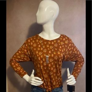 Floral Cross-back Top